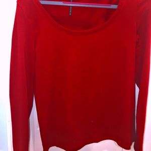 Red Long Sleeve top!